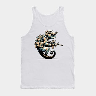 Tactical Cameleon Mastery Tee: Where Style Meets Stealth Tank Top